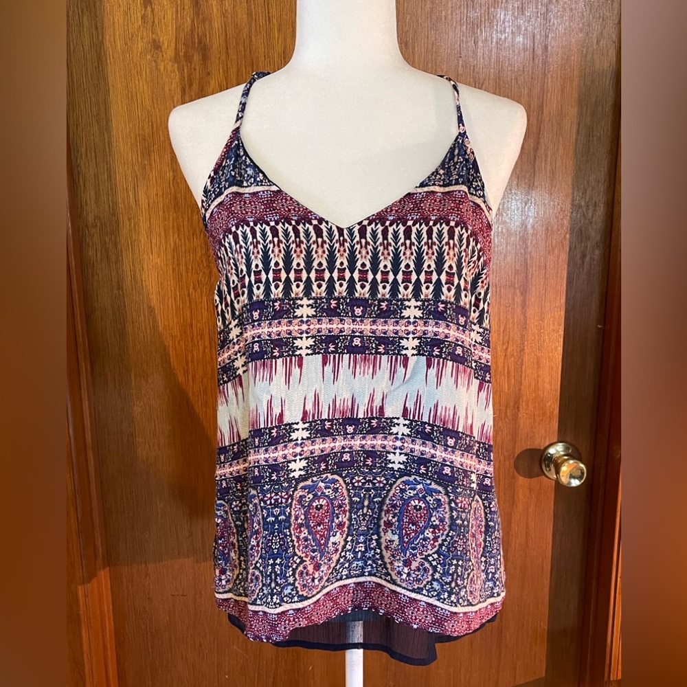 Lucky Brand Womens Racerback Tank Top